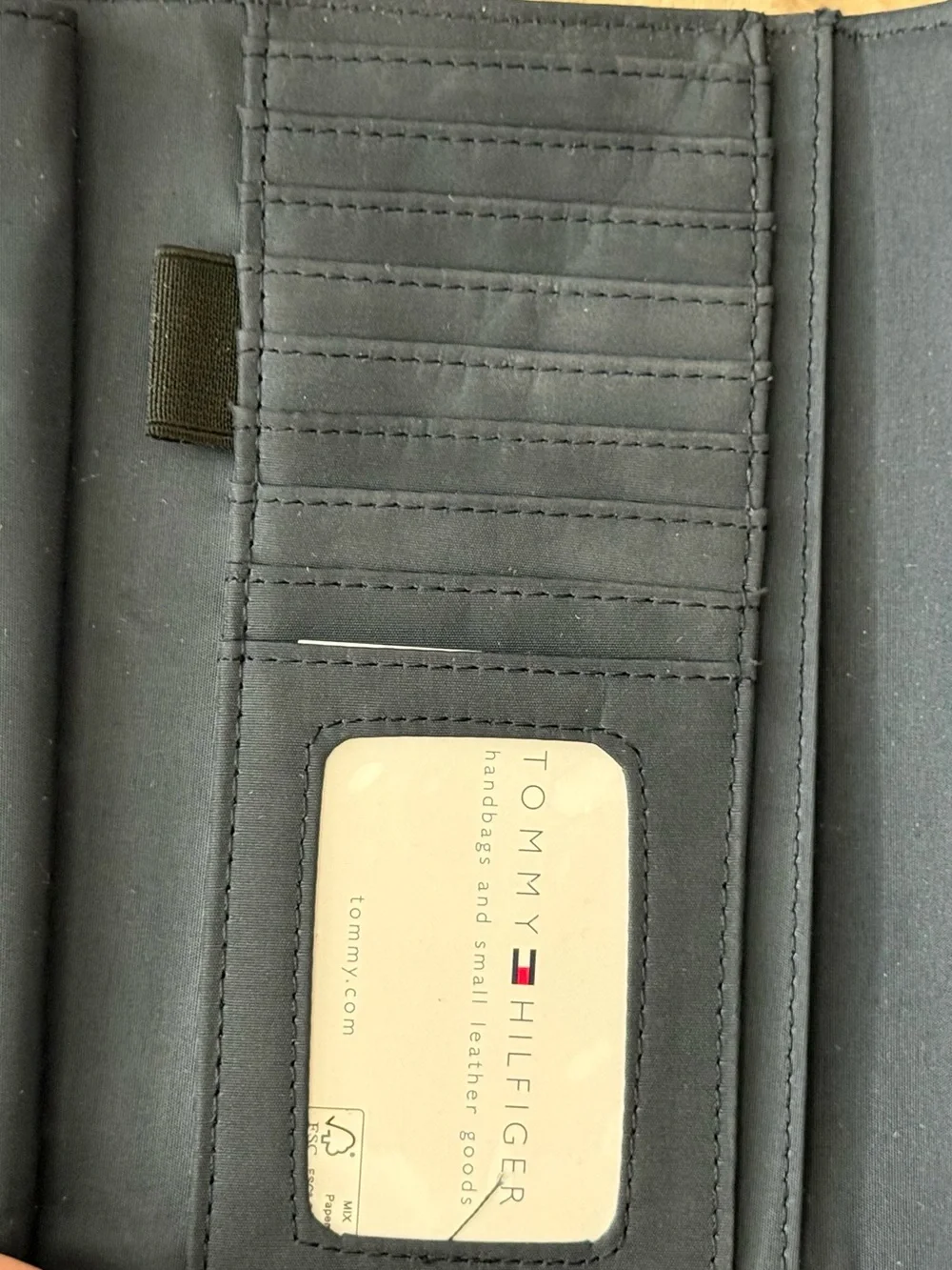 Tommy Hilfiger | Navy Embossed Wallet & Card Holder